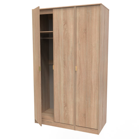 Hong Kong Tall Triple Plain Wardrobe
