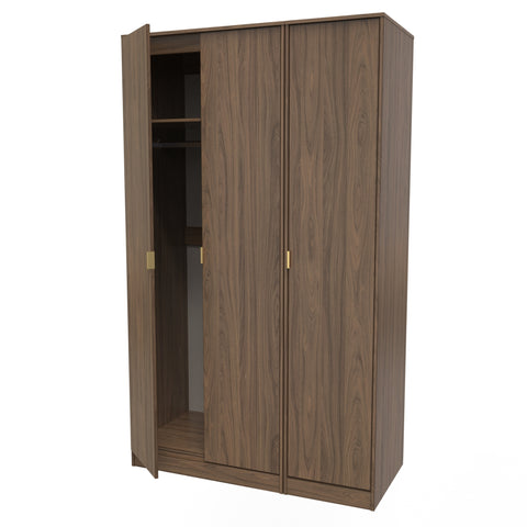 Hong Kong Tall Triple Plain Wardrobe