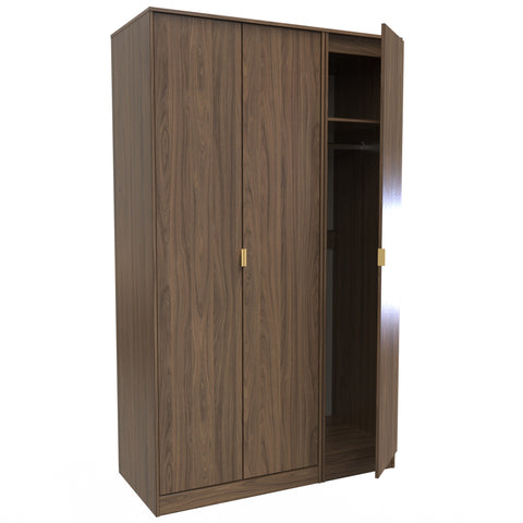 Hong Kong Tall Triple Plain Wardrobe