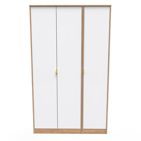 Hong Kong Tall Triple Plain Wardrobe