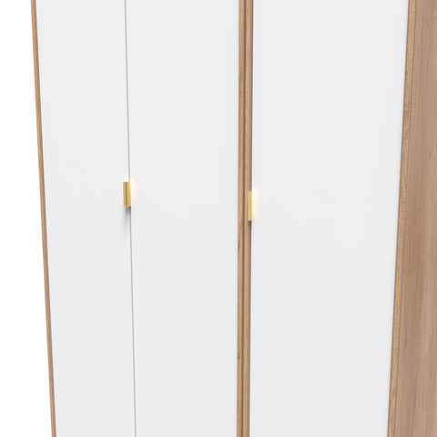 Hong Kong Tall Triple Plain Wardrobe