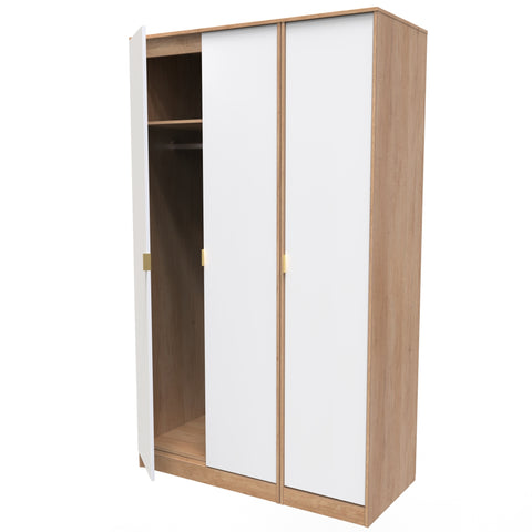 Hong Kong Tall Triple Plain Wardrobe
