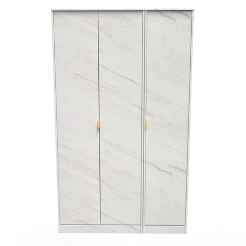 Hong Kong Tall Triple Plain Wardrobe