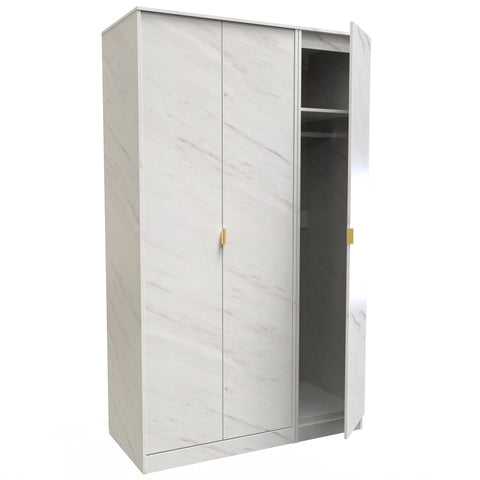 Hong Kong Tall Triple Plain Wardrobe