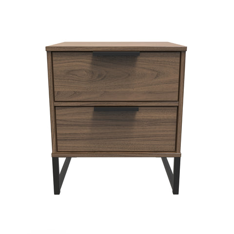 Hong Kong 2 Drawer Bedside Cabinet