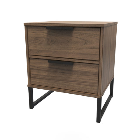 Hong Kong 2 Drawer Bedside Cabinet