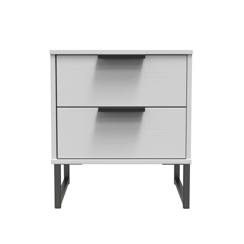 Hong Kong 2 Drawer Bedside Cabinet