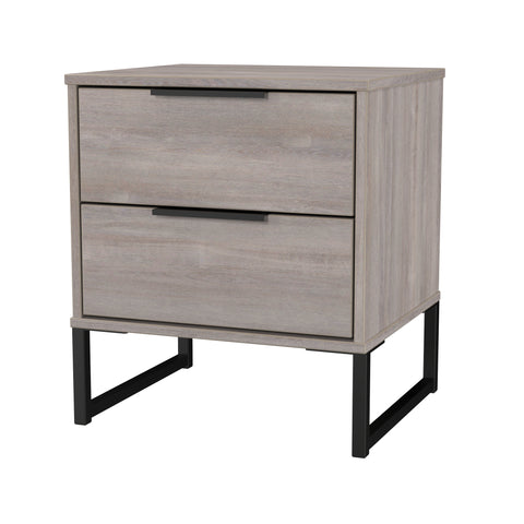 Hong Kong 2 Drawer Bedside Cabinet