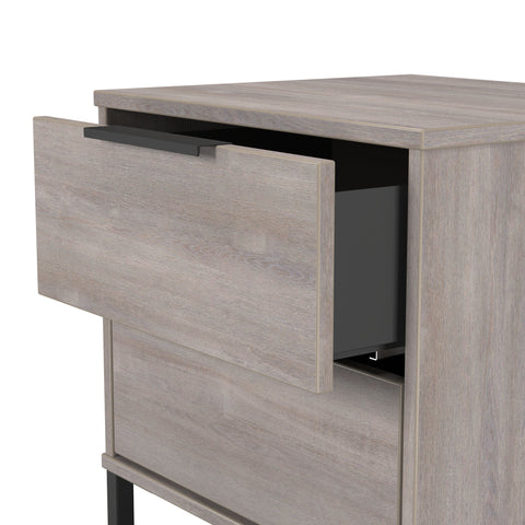 Hong Kong 2 Drawer Bedside Cabinet