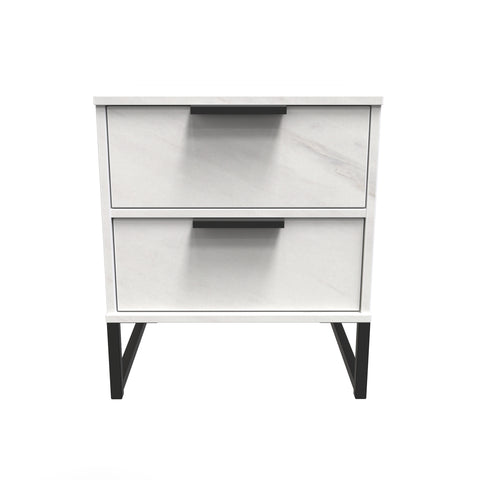 Hong Kong 2 Drawer Bedside Cabinet