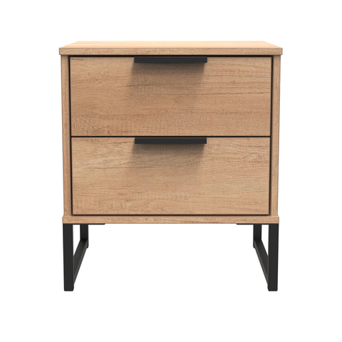 Hong Kong 2 Drawer Bedside Cabinet