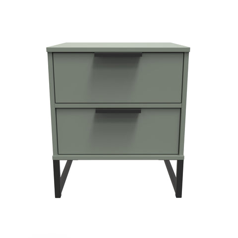 Hong Kong 2 Drawer Bedside Cabinet