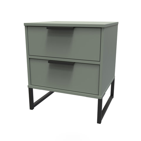 Hong Kong 2 Drawer Bedside Cabinet