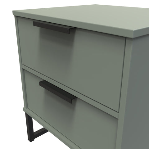 Hong Kong 2 Drawer Bedside Cabinet