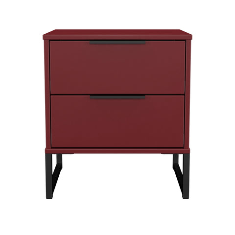 Hong Kong 2 Drawer Bedside Cabinet