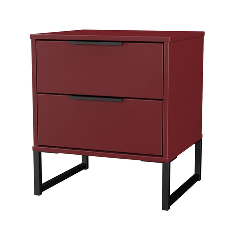 Hong Kong 2 Drawer Bedside Cabinet