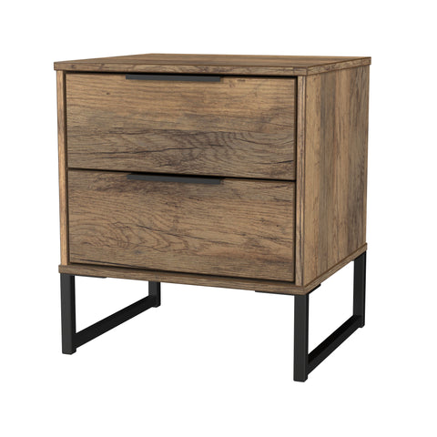 Hong Kong 2 Drawer Bedside Cabinet