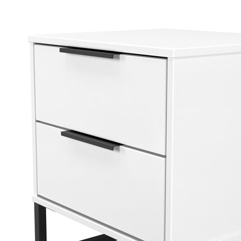 Hong Kong 2 Drawer Bedside Cabinet
