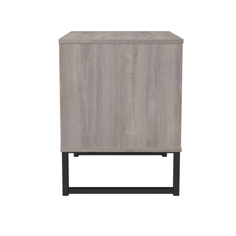 Hong Kong (Black Sleigh Legs) 2 Drawer Midi Chest