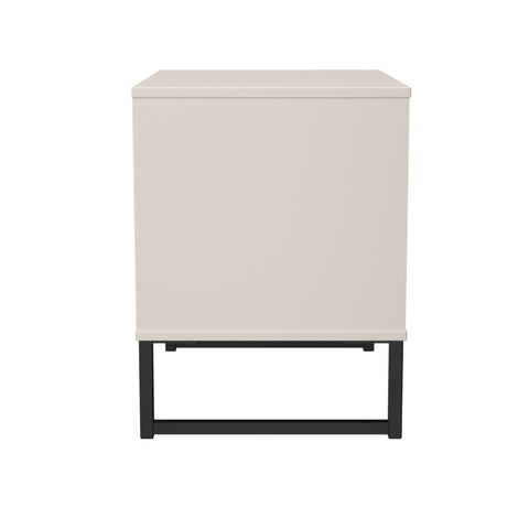 Hong Kong (Black Sleigh Legs) 2 Drawer Midi Chest