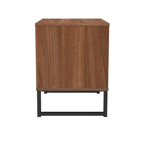 Hong Kong (Black Sleigh Legs) 2 Drawer Midi Chest