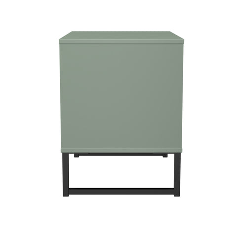 Hong Kong (Black Sleigh Legs) 2 Drawer Midi Chest