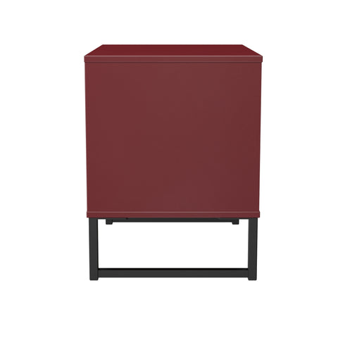Hong Kong (Black Sleigh Legs) 2 Drawer Midi Chest