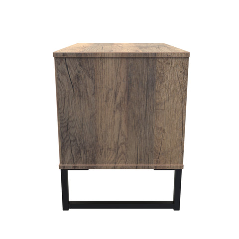 Hong Kong (Black Sleigh Legs) 2 Drawer Midi Chest
