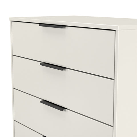 Hong Kong (Black Sleigh Legs) 4 Drawer Chest