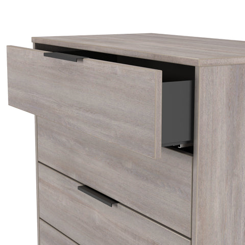 Hong Kong (Black Sleigh Legs) 4 Drawer Chest