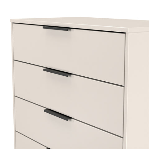 Hong Kong (Black Sleigh Legs) 4 Drawer Chest