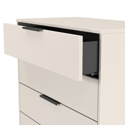 Hong Kong (Black Sleigh Legs) 4 Drawer Chest