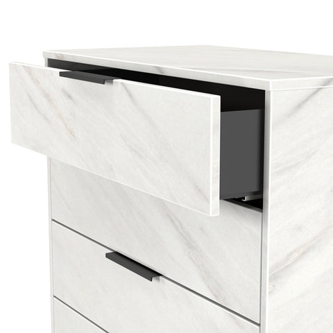 Hong Kong (Black Sleigh Legs) 4 Drawer Chest