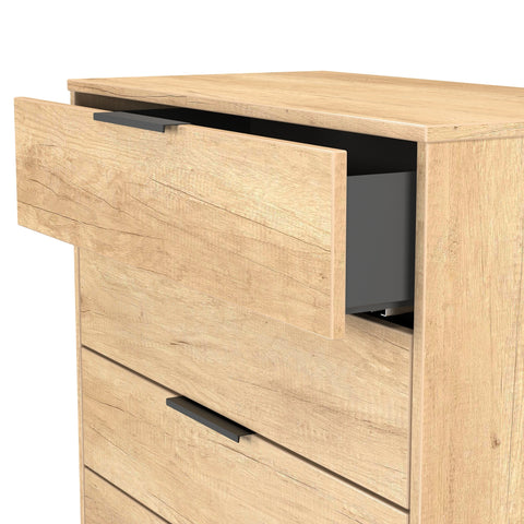 Hong Kong (Black Sleigh Legs) 4 Drawer Chest