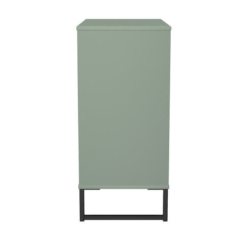 Hong Kong (Black Sleigh Legs) 4 Drawer Chest