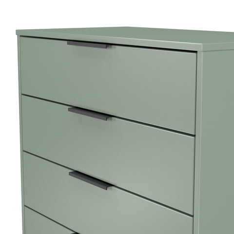 Hong Kong (Black Sleigh Legs) 4 Drawer Chest