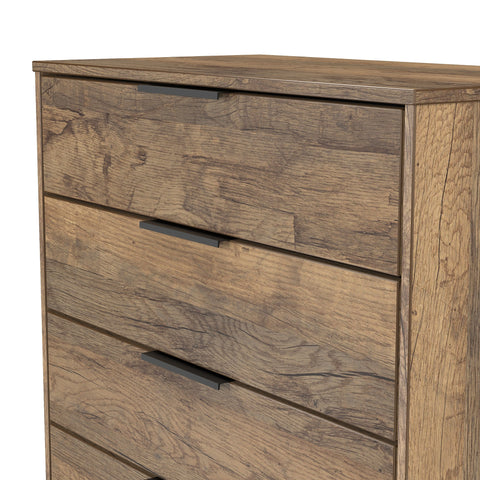 Hong Kong (Black Sleigh Legs) 4 Drawer Chest
