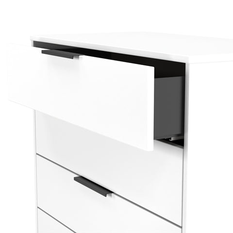 Hong Kong (Black Sleigh Legs) 4 Drawer Chest