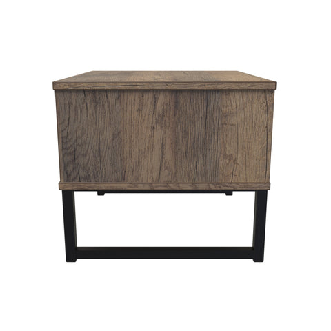 Hong Kong (Black Sleigh Legs) 1 Drawer Bedside Cabinet  with Legs