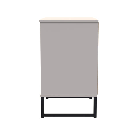Hong Kong (Black Sleigh Legs) 3 Drawer Midi Chest with Legs