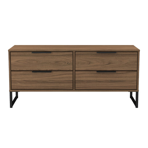 Hong Kong (Black Sleigh Legs) 4 Drawer Bed Box