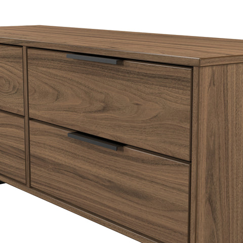 Hong Kong (Black Sleigh Legs) 4 Drawer Bed Box