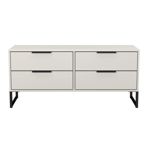 Hong Kong (Black Sleigh Legs) 4 Drawer Bed Box