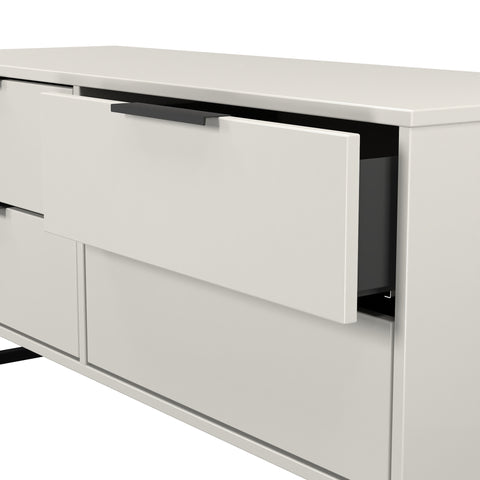 Hong Kong (Black Sleigh Legs) 4 Drawer Bed Box