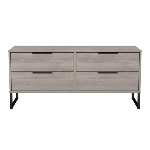 Hong Kong (Black Sleigh Legs) 4 Drawer Bed Box