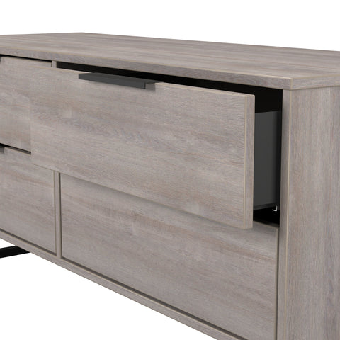 Hong Kong (Black Sleigh Legs) 4 Drawer Bed Box