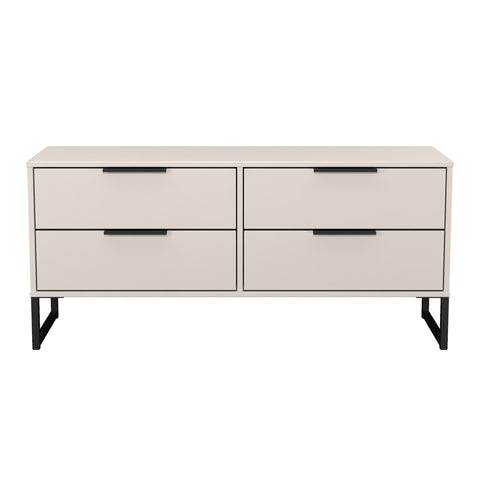 Hong Kong (Black Sleigh Legs) 4 Drawer Bed Box