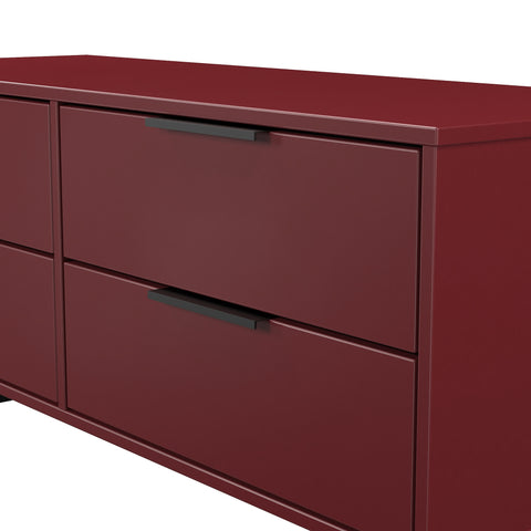 Hong Kong (Black Sleigh Legs) 4 Drawer Bed Box