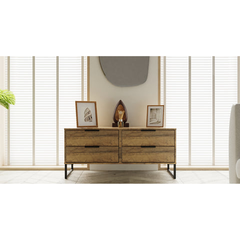 Hong Kong (Black Sleigh Legs) 4 Drawer Bed Box