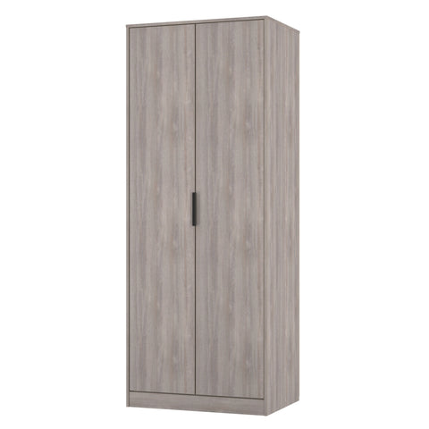 Hong Kong (Black Sleigh Legs) Tall Plain Wardrobe